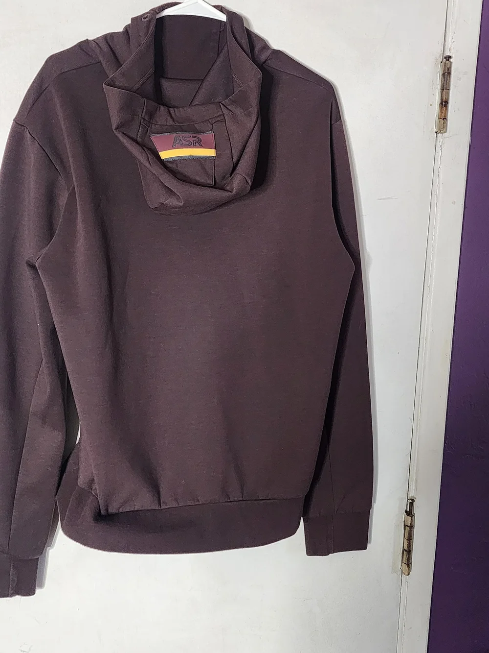 Roma Brown ASROMA Logo Sweatshirt Label Detail